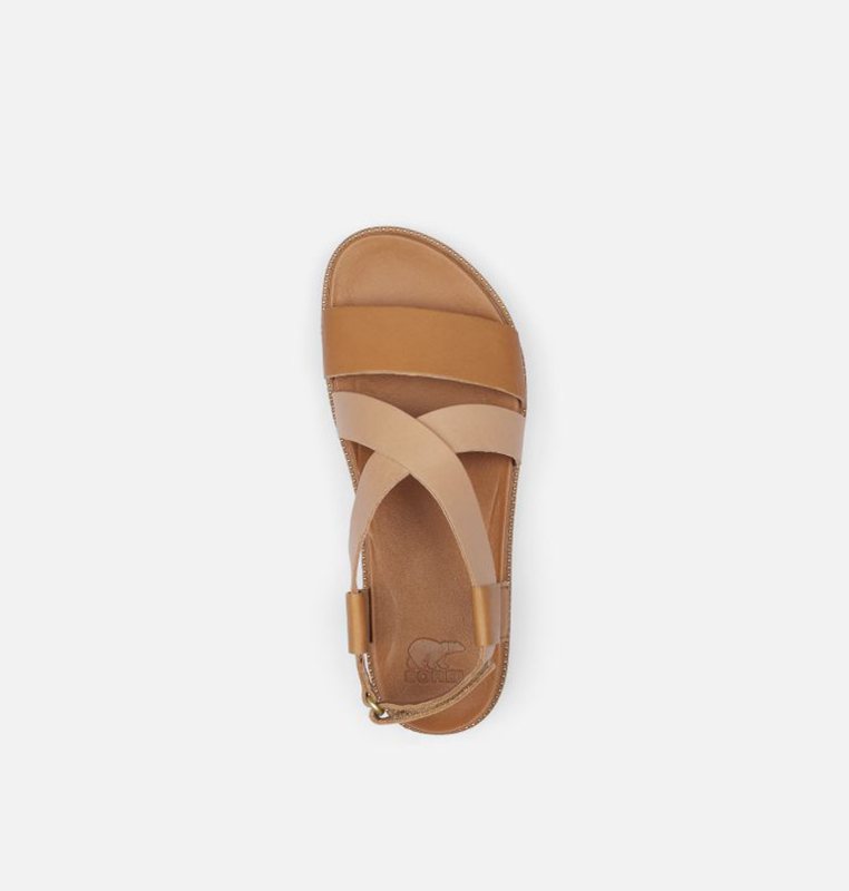 Sorel Kadın Roaming™ Criss Cross Flat - Sandalet Kahverengi - 532-SYKIXG